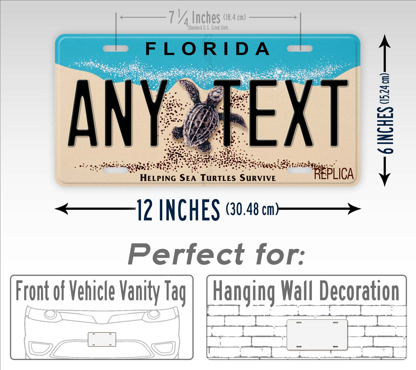 Florida Sea Turtle Novelty License Plate