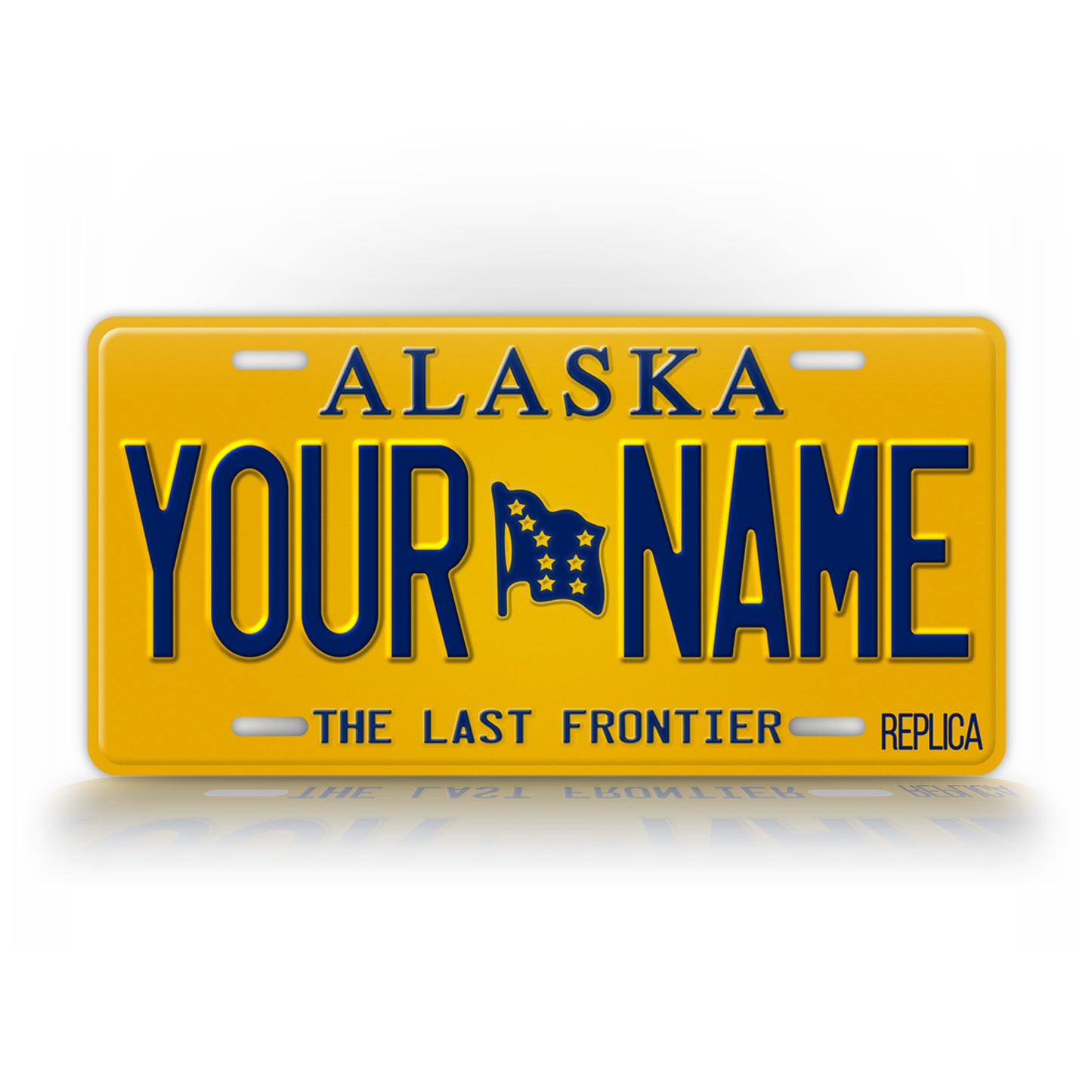 Personalized Alaska Novelty License Plate, Replica AK Custom Auto Tag