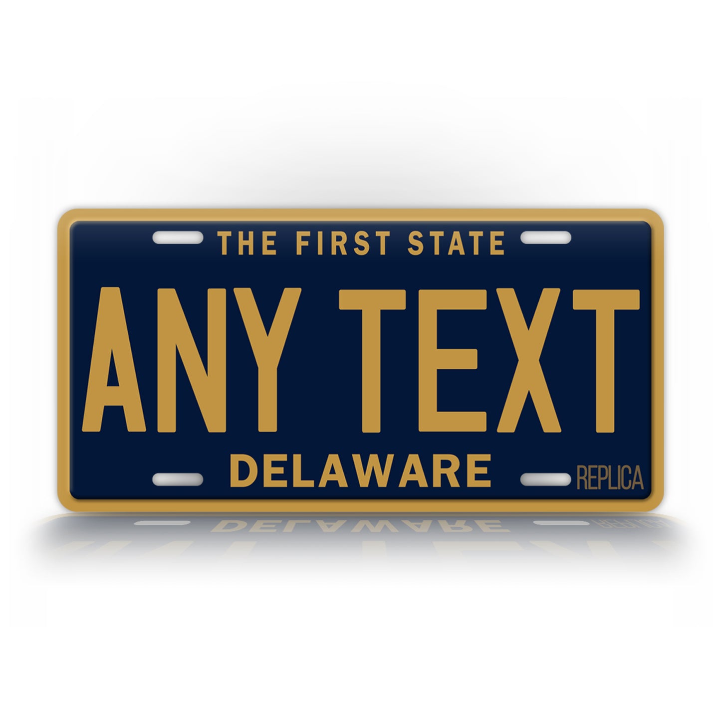 Personalized Delaware Novelty License Plate, Replica DE Custom Auto Tag