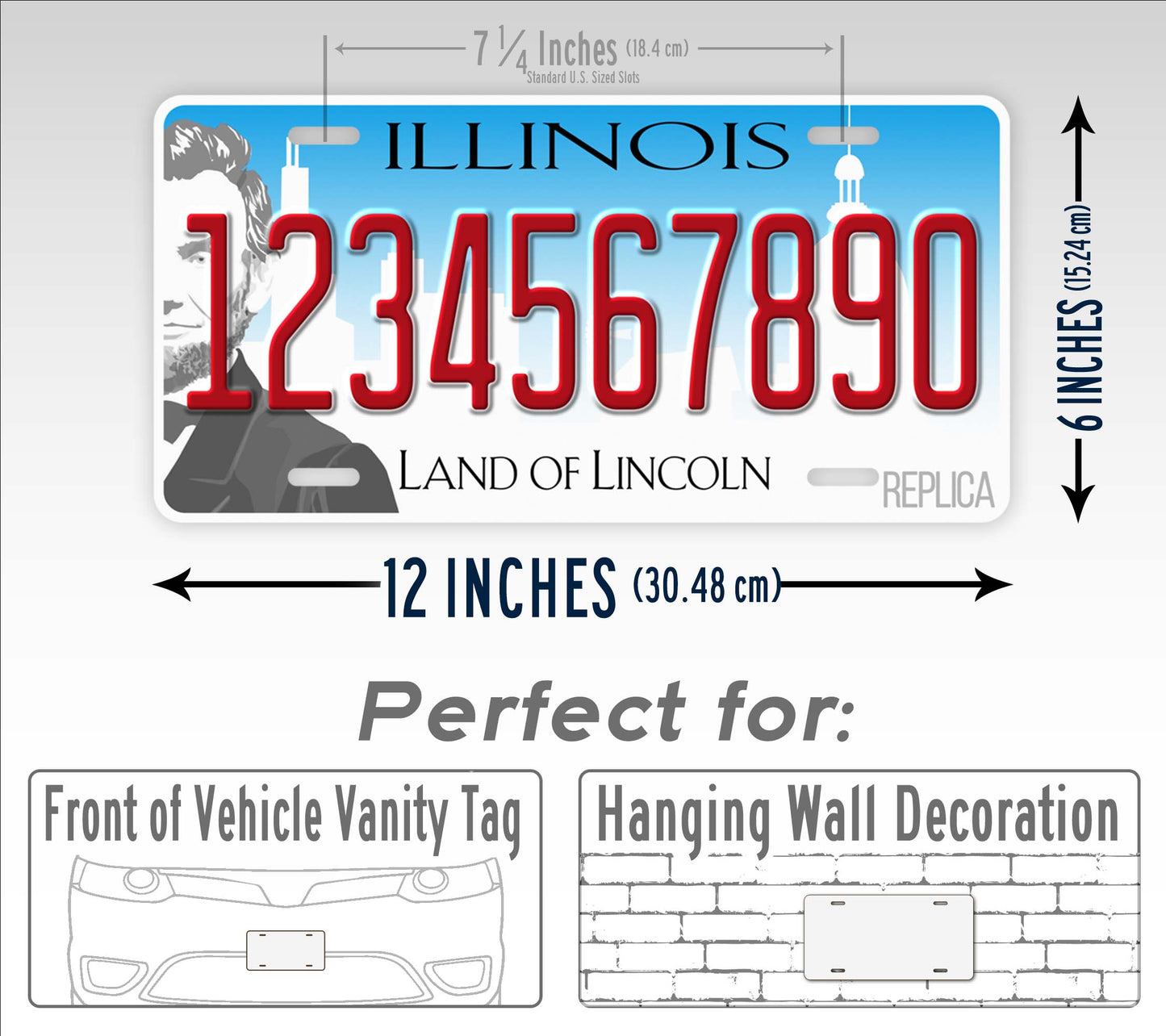 Illinois Novelty License Plate