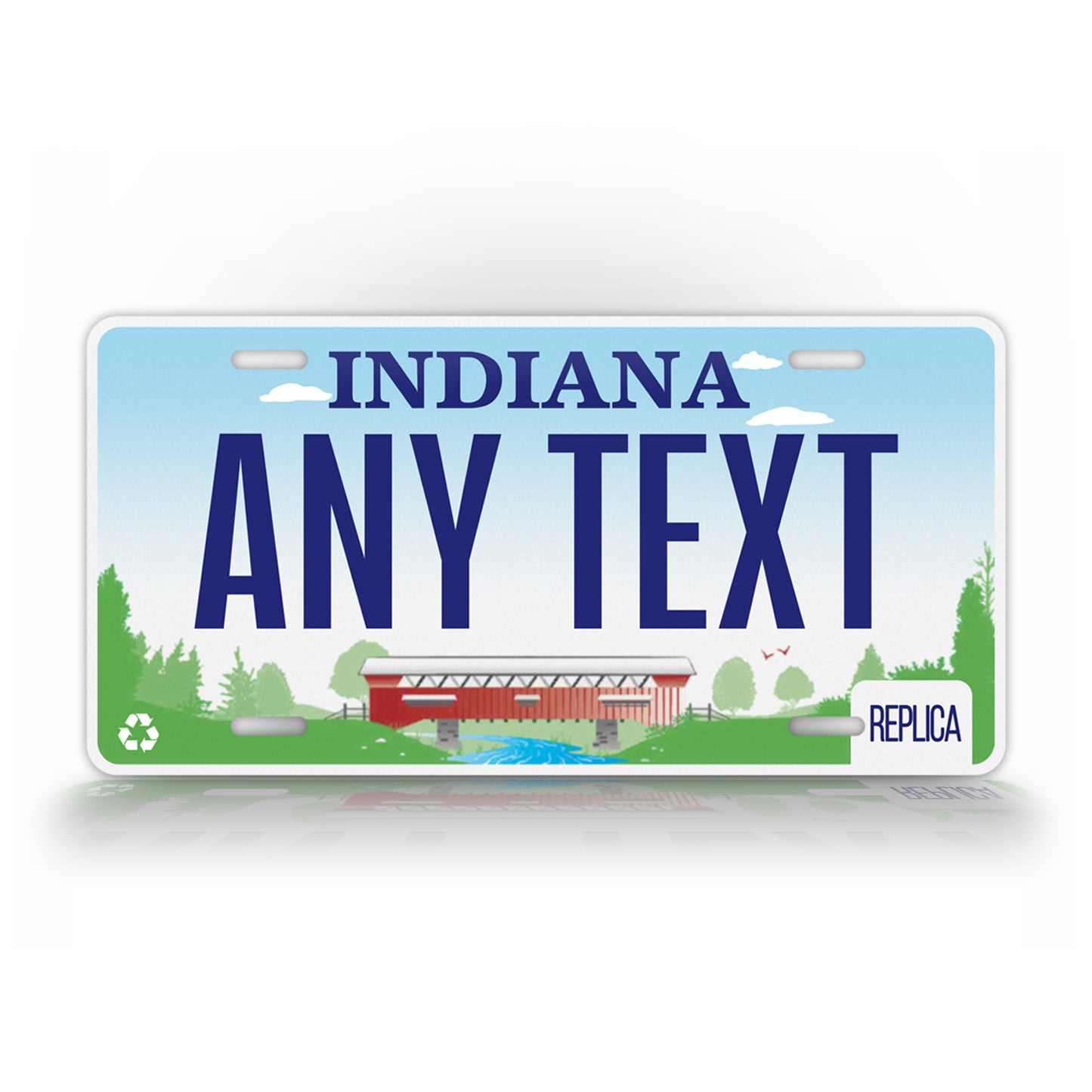 Personalized Indiana Novelty License Plate, Replica IN Custom Auto Tag