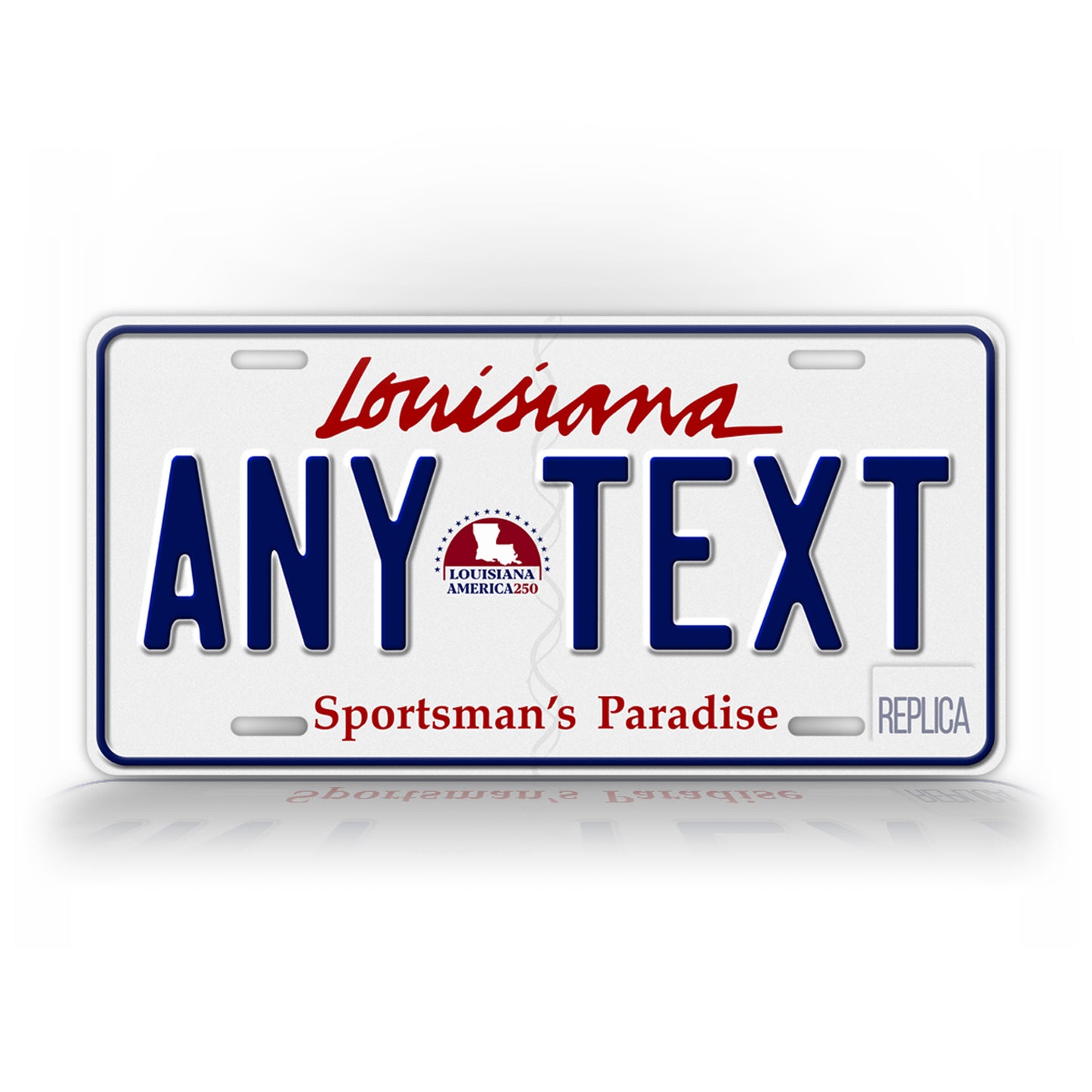 Personalized Louisiana Novelty License Plate, Replica LA Custom Auto Tag