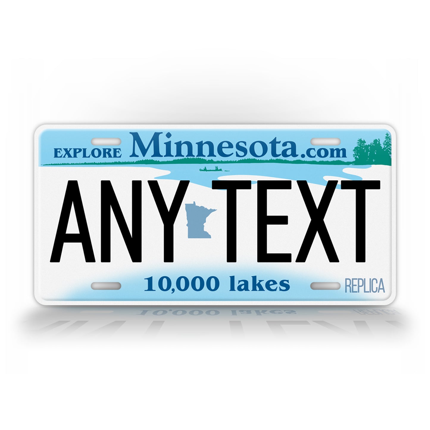 Personalized Minnesota Novelty License Plate, Replica MN Custom Auto Tag