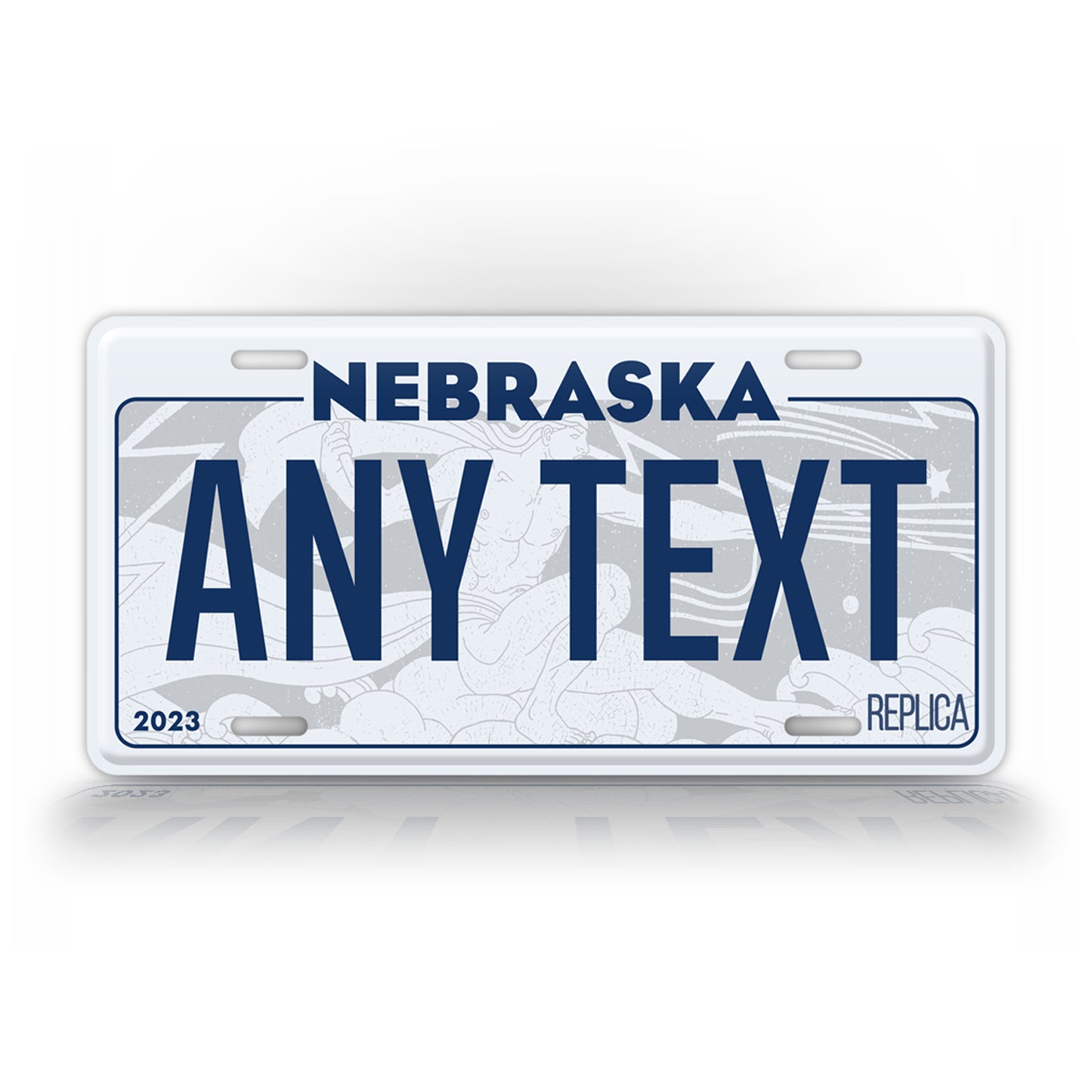 Personalized Nebraska Novelty License Plate, Replica NE Custom Auto Tag