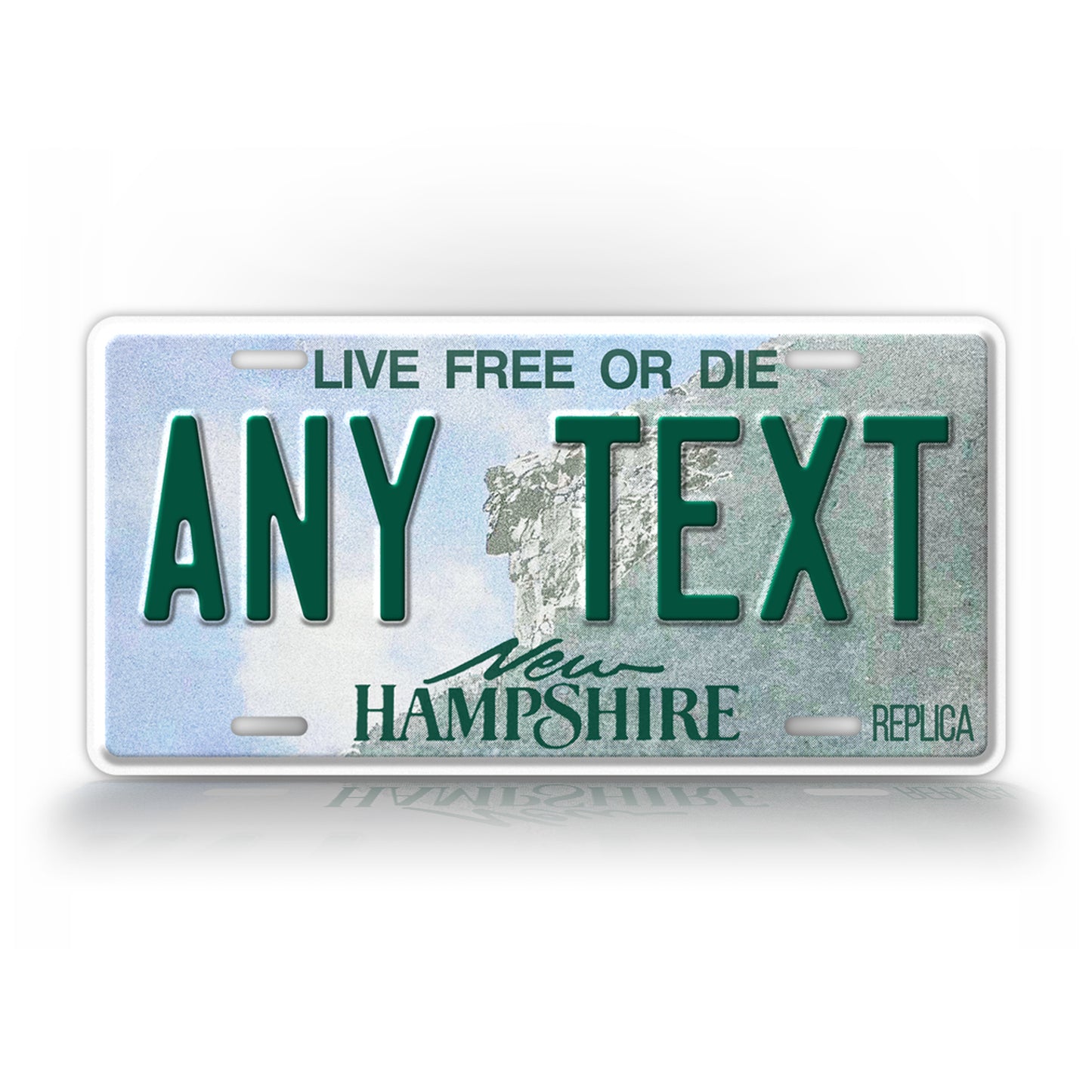 Personalized New Hampshire Novelty License Plate, Replica NH Custom Auto Tag