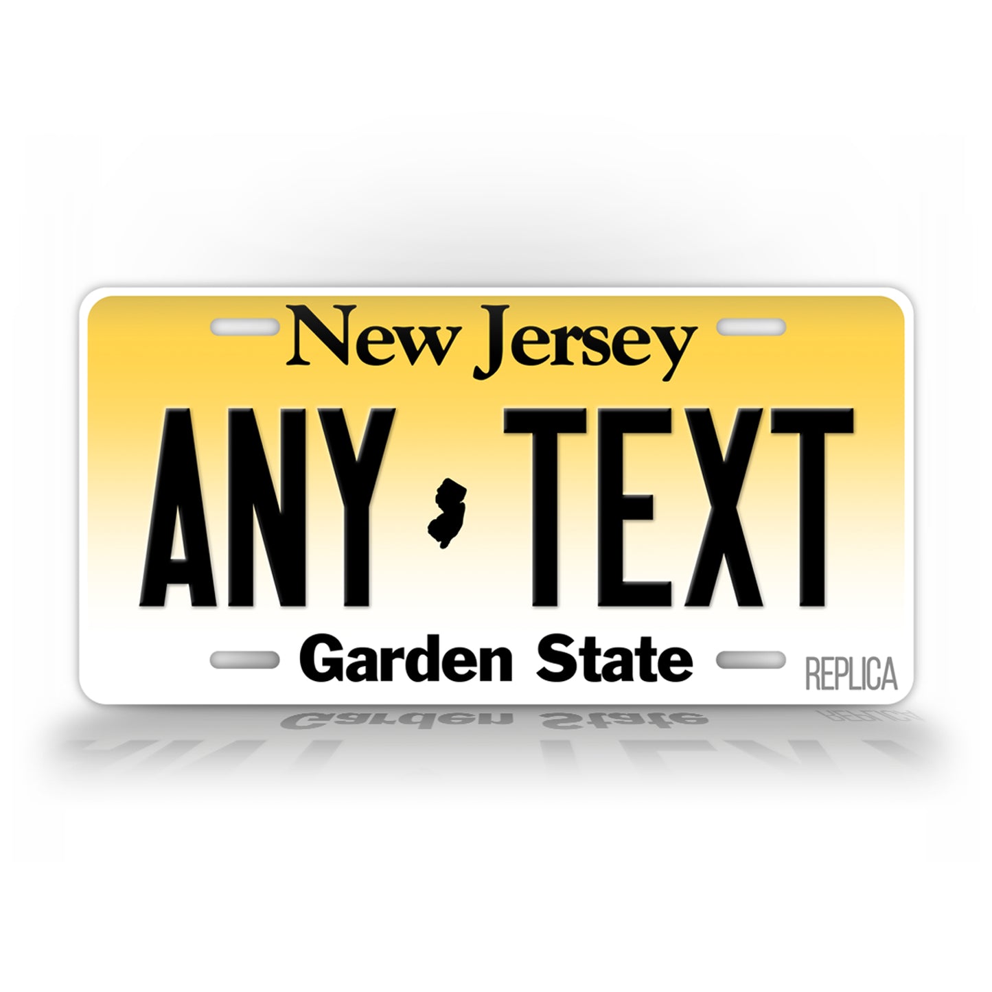 Personalized New Jersey Novelty License Plate, Replica NJ Custom Auto Tag