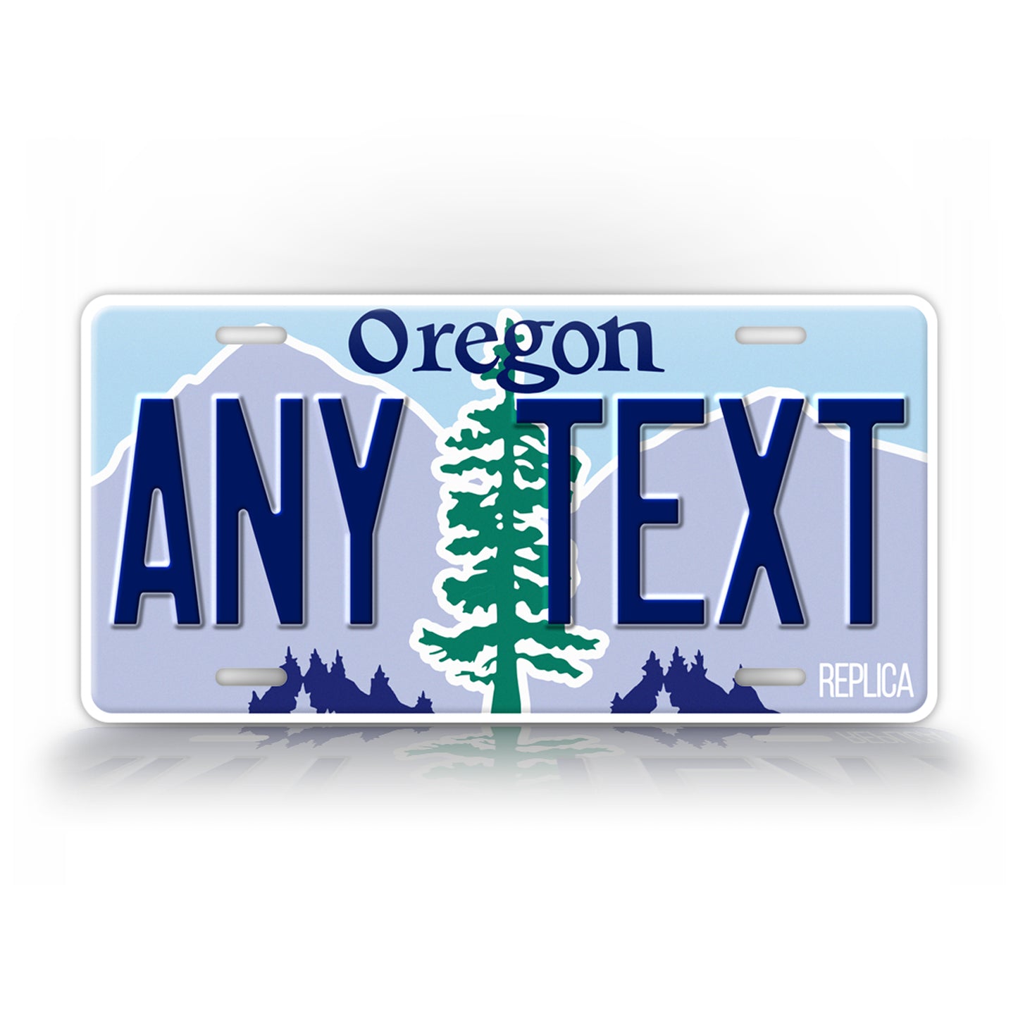 Personalized Oregon Novelty License Plate, Replica OR Custom Auto Tag