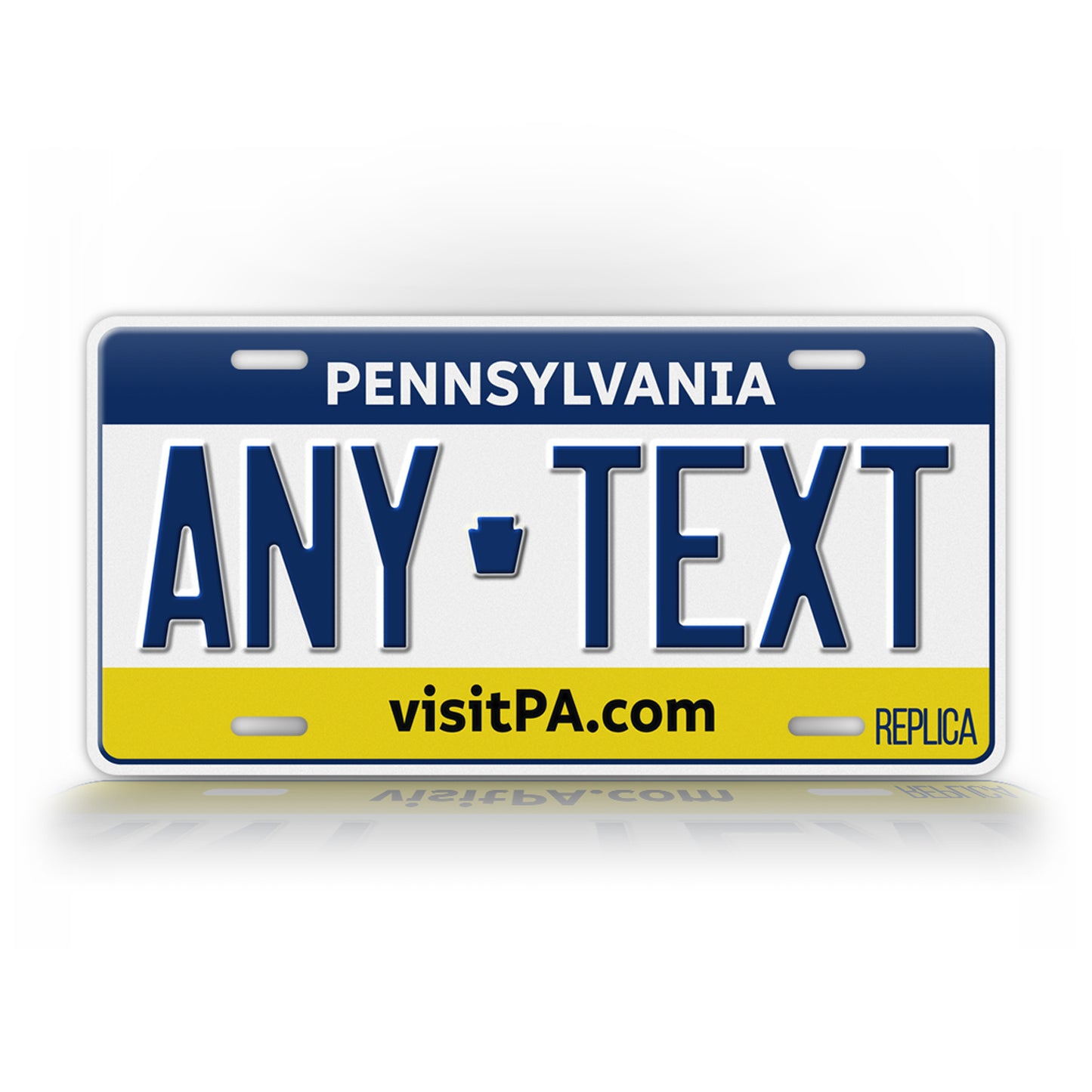 Personalized Pennsylvania Novelty License Plate, Replica PA Custom Auto Tag