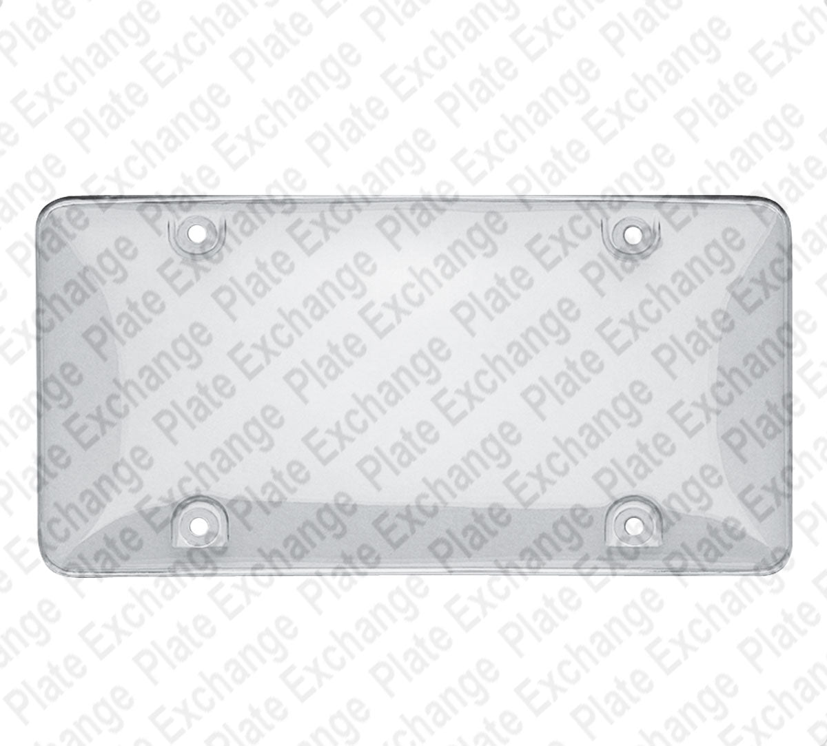 UV Protective Clear License Plate Bubble Cover