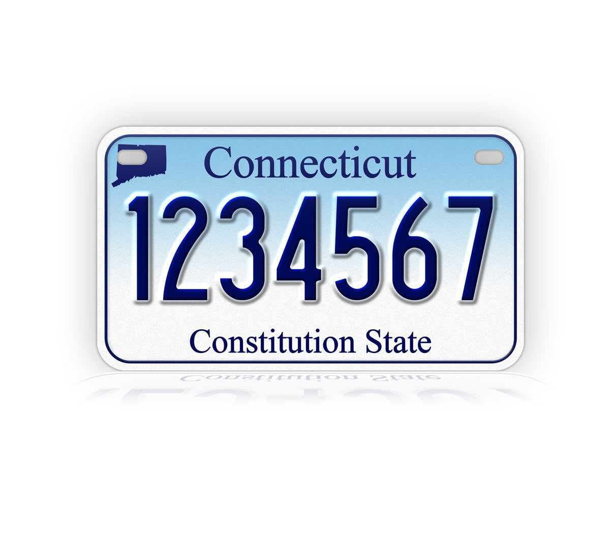 Connecticut Motorcycle Novelty Plate