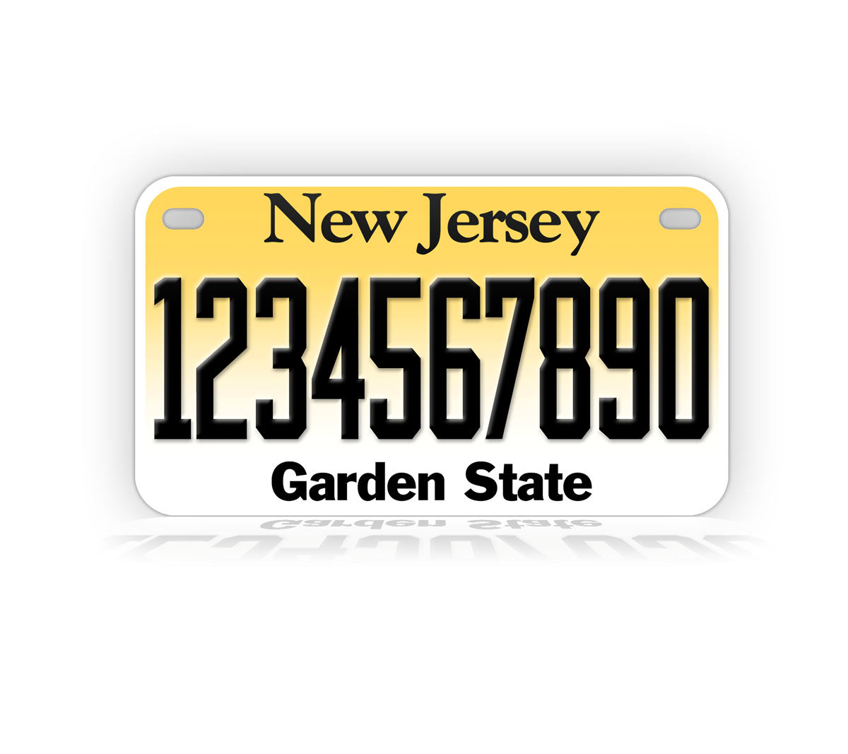 New Jersey Motorcycle Novelty Plate