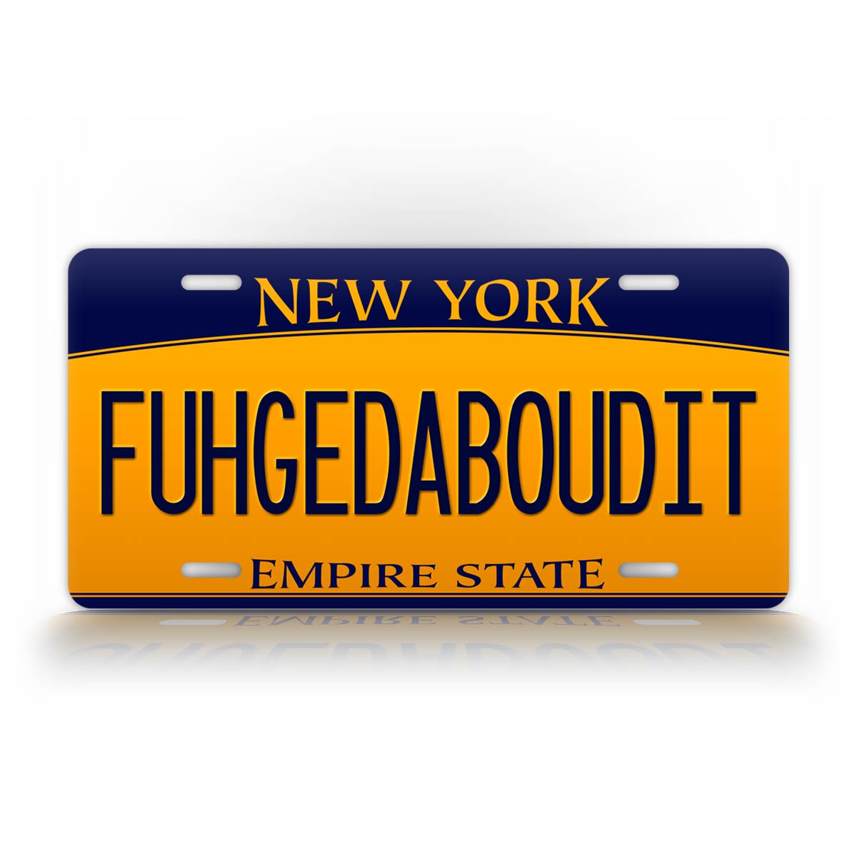 New York "Forget About it" Novelty License Plate