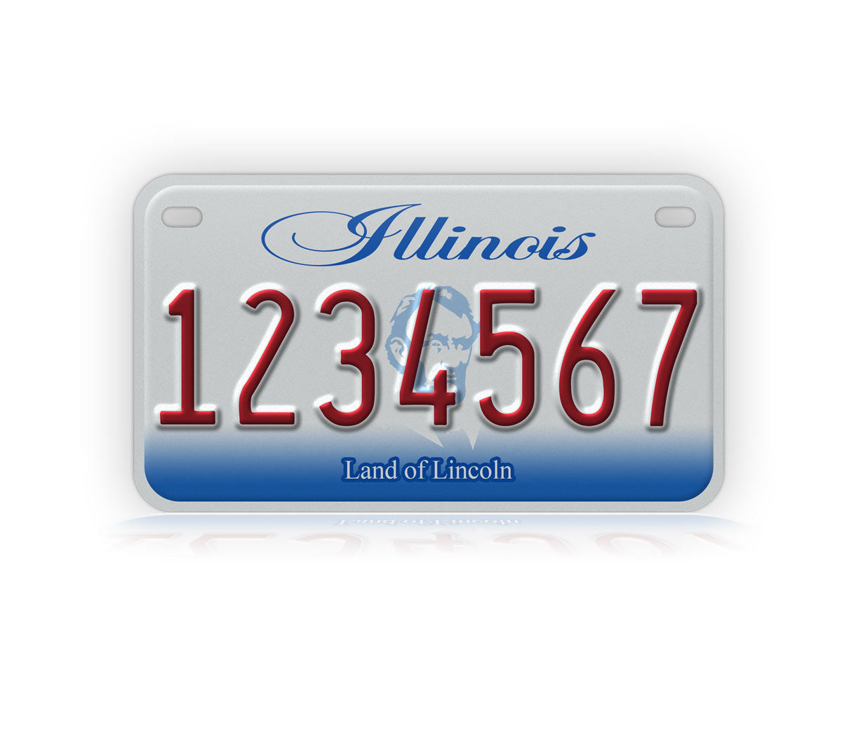 Illinois Motorcycle Novelty Plate