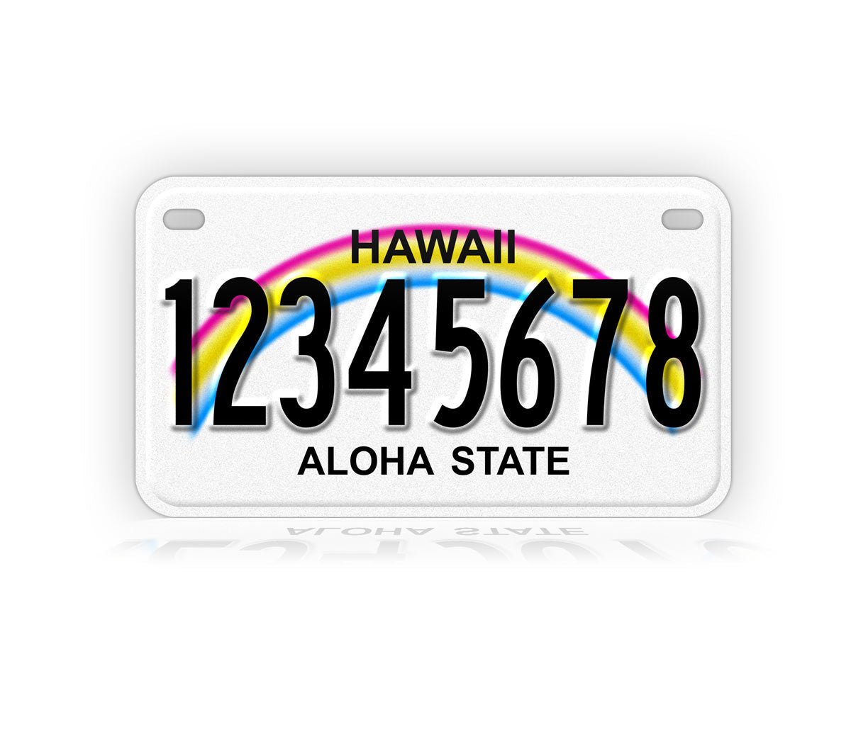 Hawaii Motorcycle Novelty Plate