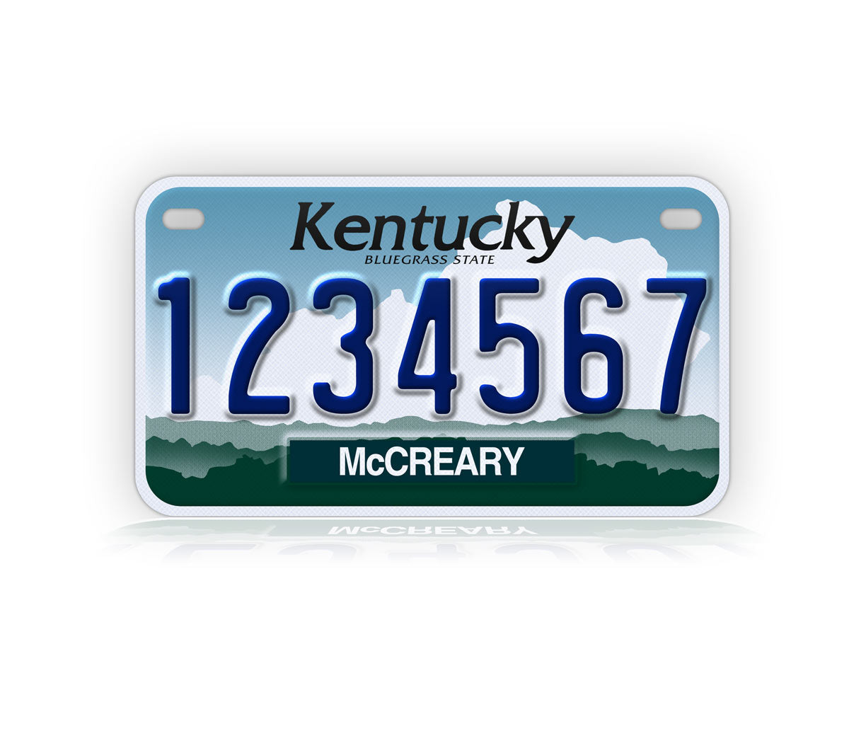 Kentucky Motorcycle Novelty Plate