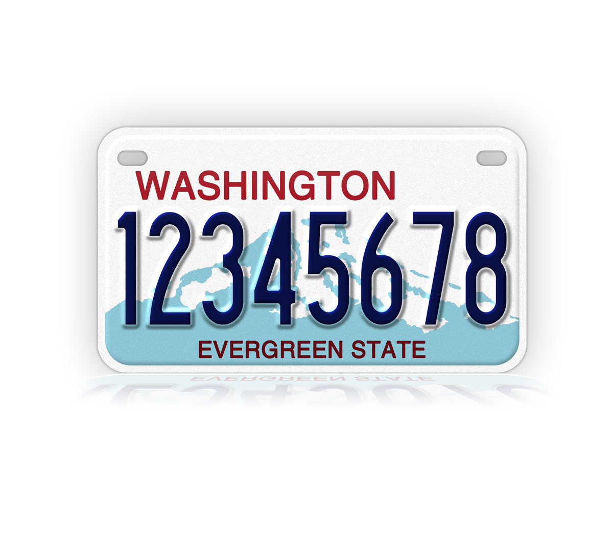 Washington Motorcycle Novelty Plate