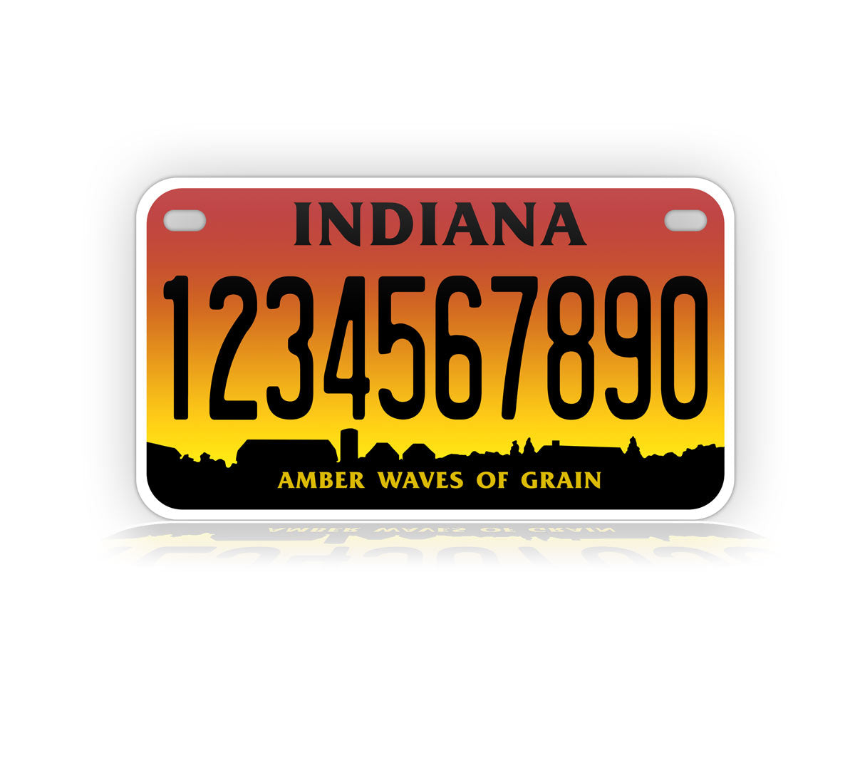 Indiana Motorcycle Novelty Plate