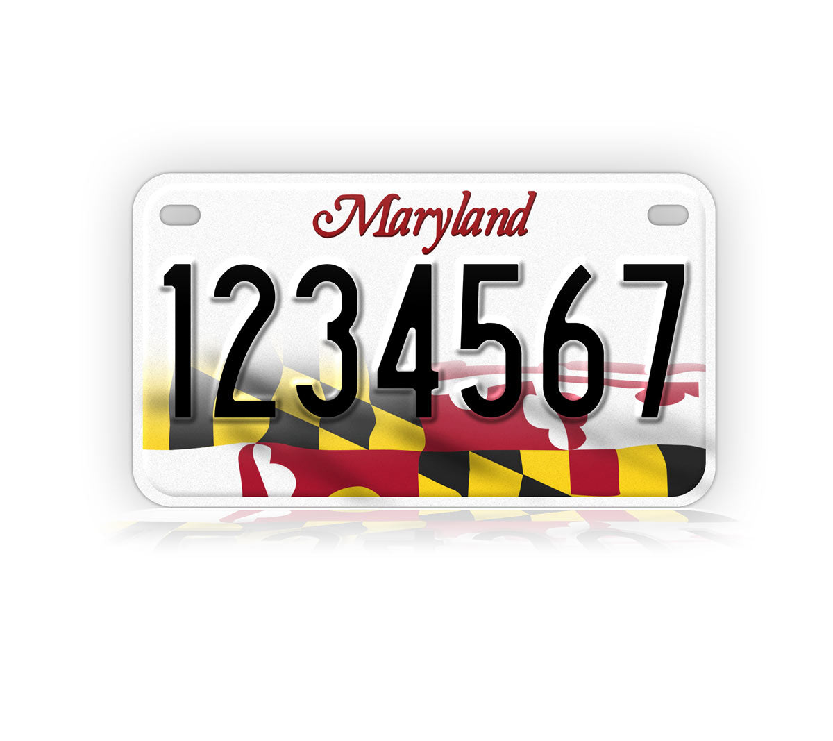 Maryland Proud Motorcycle Novelty Plate