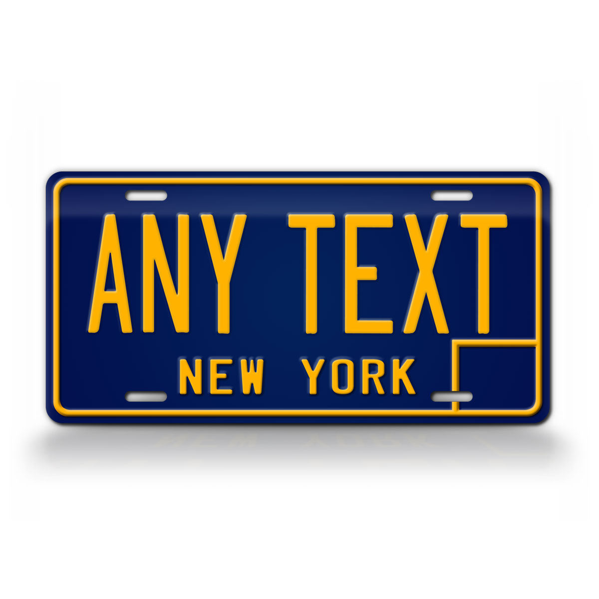 New York 1966 to 1972 Novelty License Plate