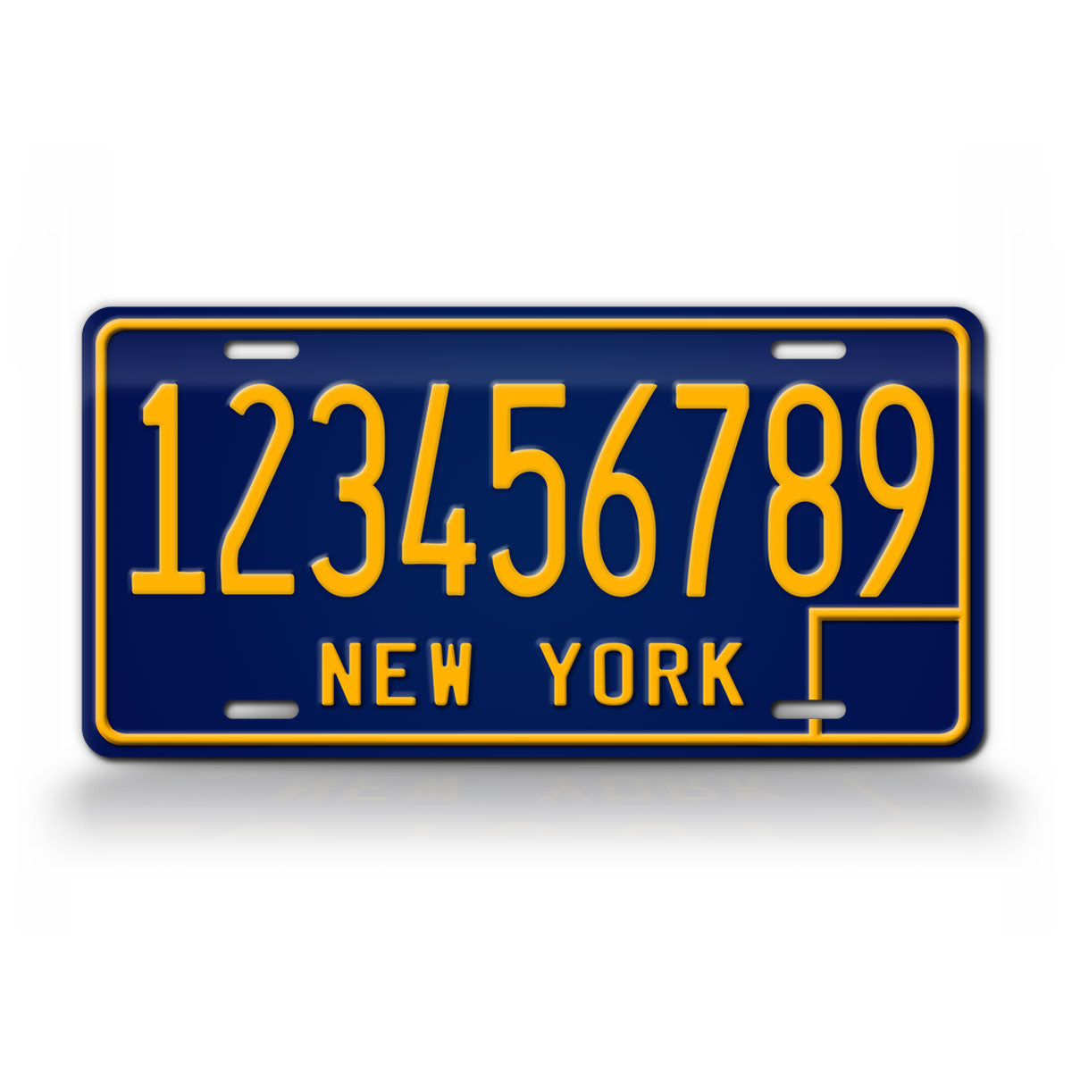 New York 1966 to 1972 Novelty License Plate