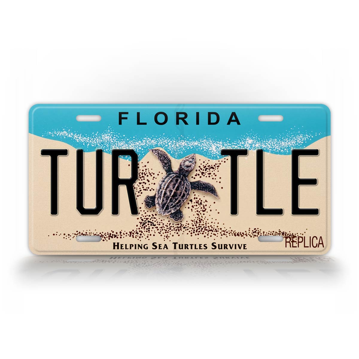 Florida Sea Turtle Novelty License Plate