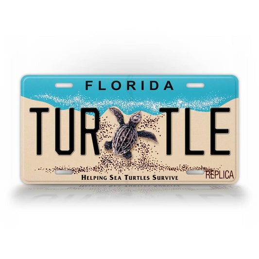 Florida Sea Turtle Novelty License Plate