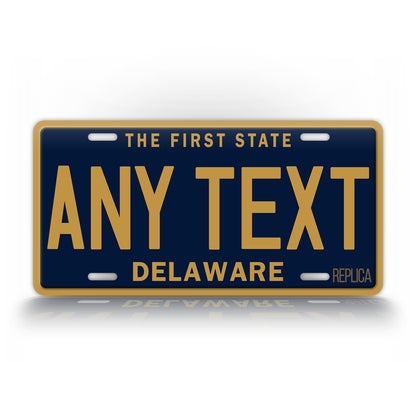 Personalized Delaware Novelty License Plate, Replica DE Custom Auto Tag