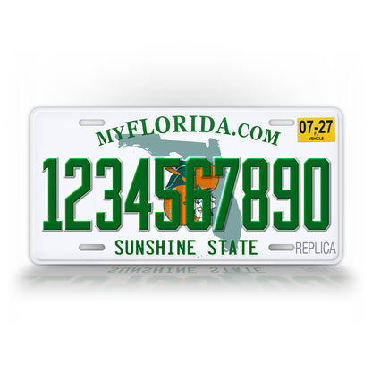 Personalized Florida Novelty License Plate, Replica FL Custom Auto Tag