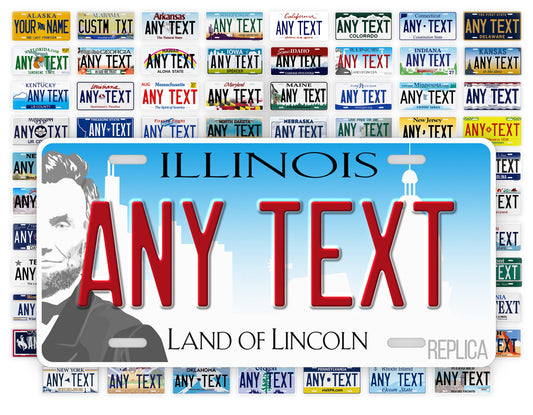 Illinois Novelty License Plate