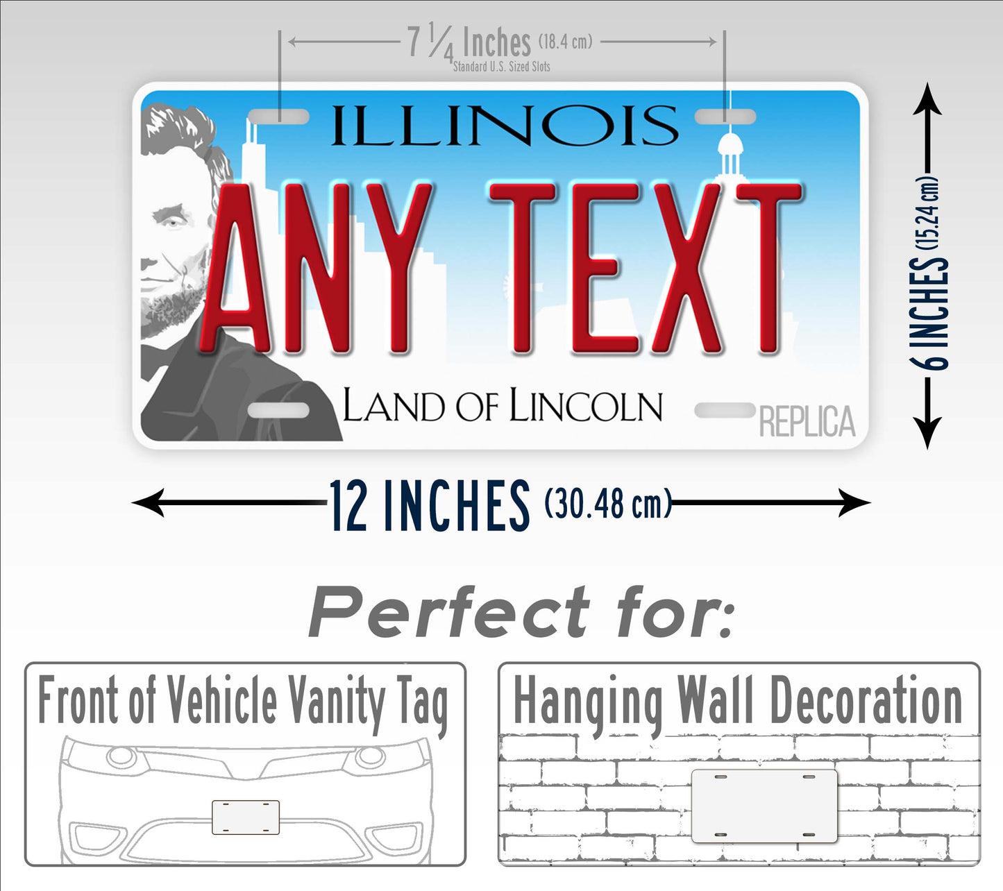 Illinois Novelty License Plate