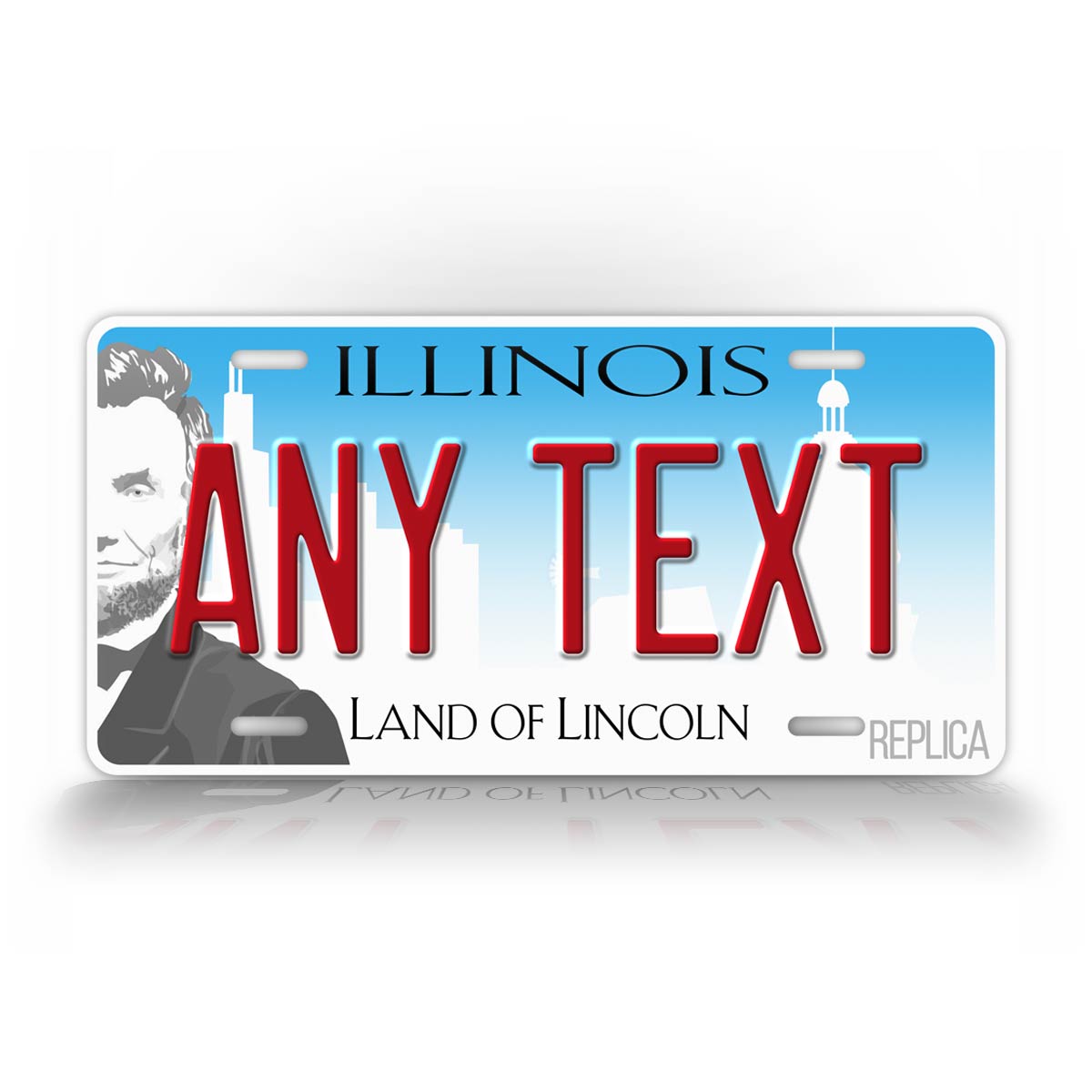 Illinois Novelty License Plate