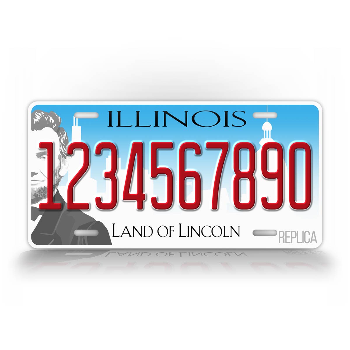 Illinois Novelty License Plate