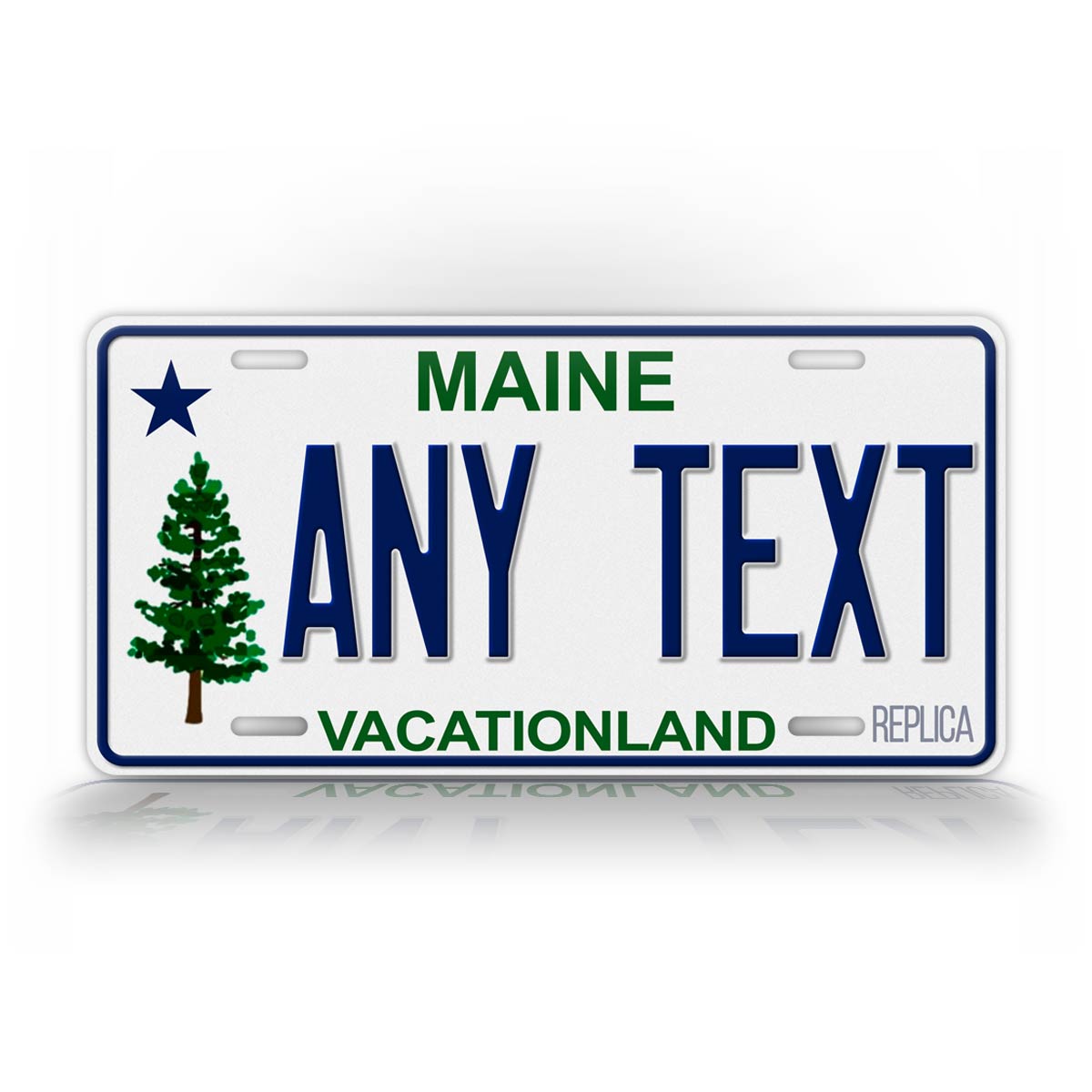 Maine Novelty License Plate