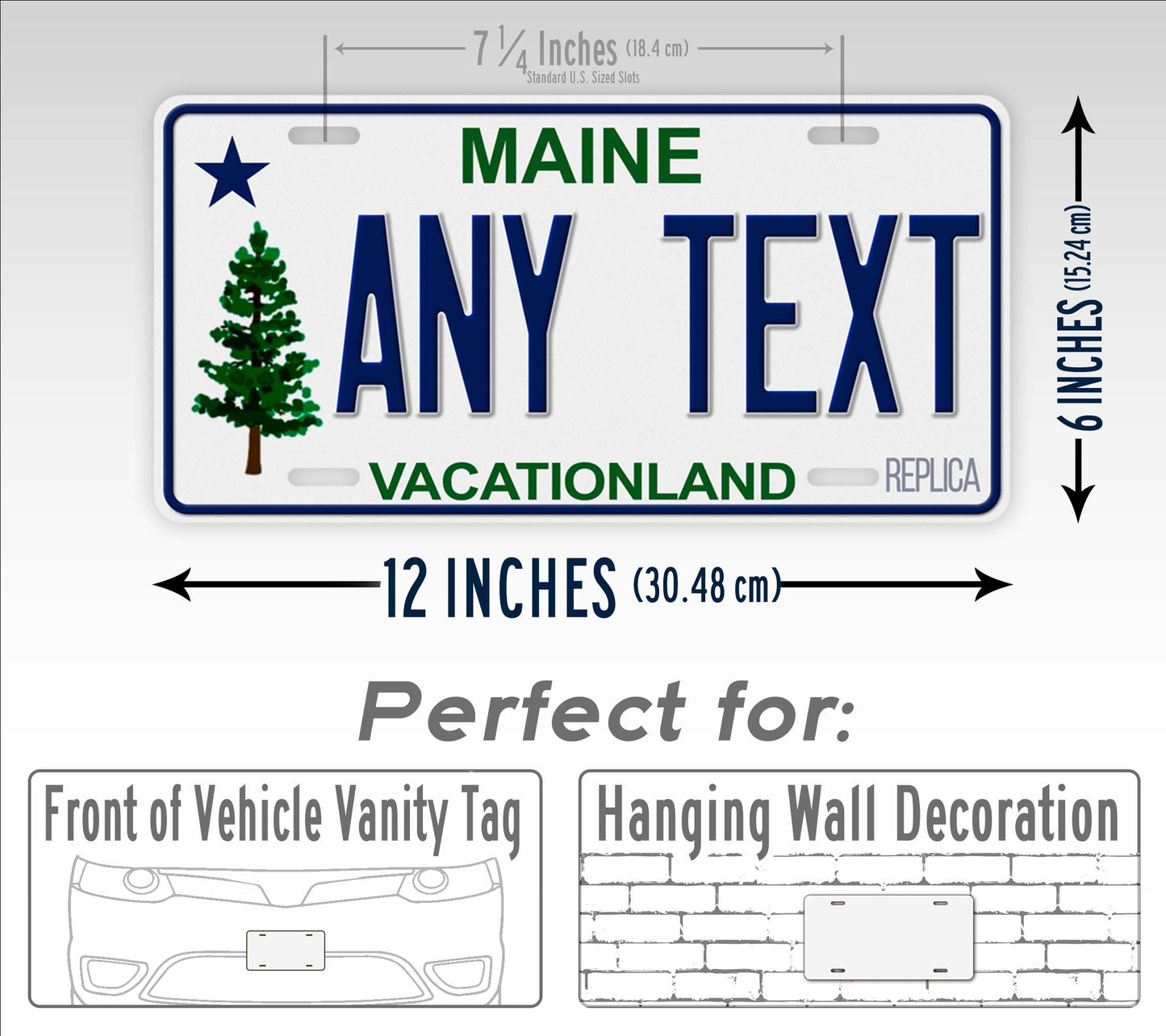 Maine Novelty License Plate