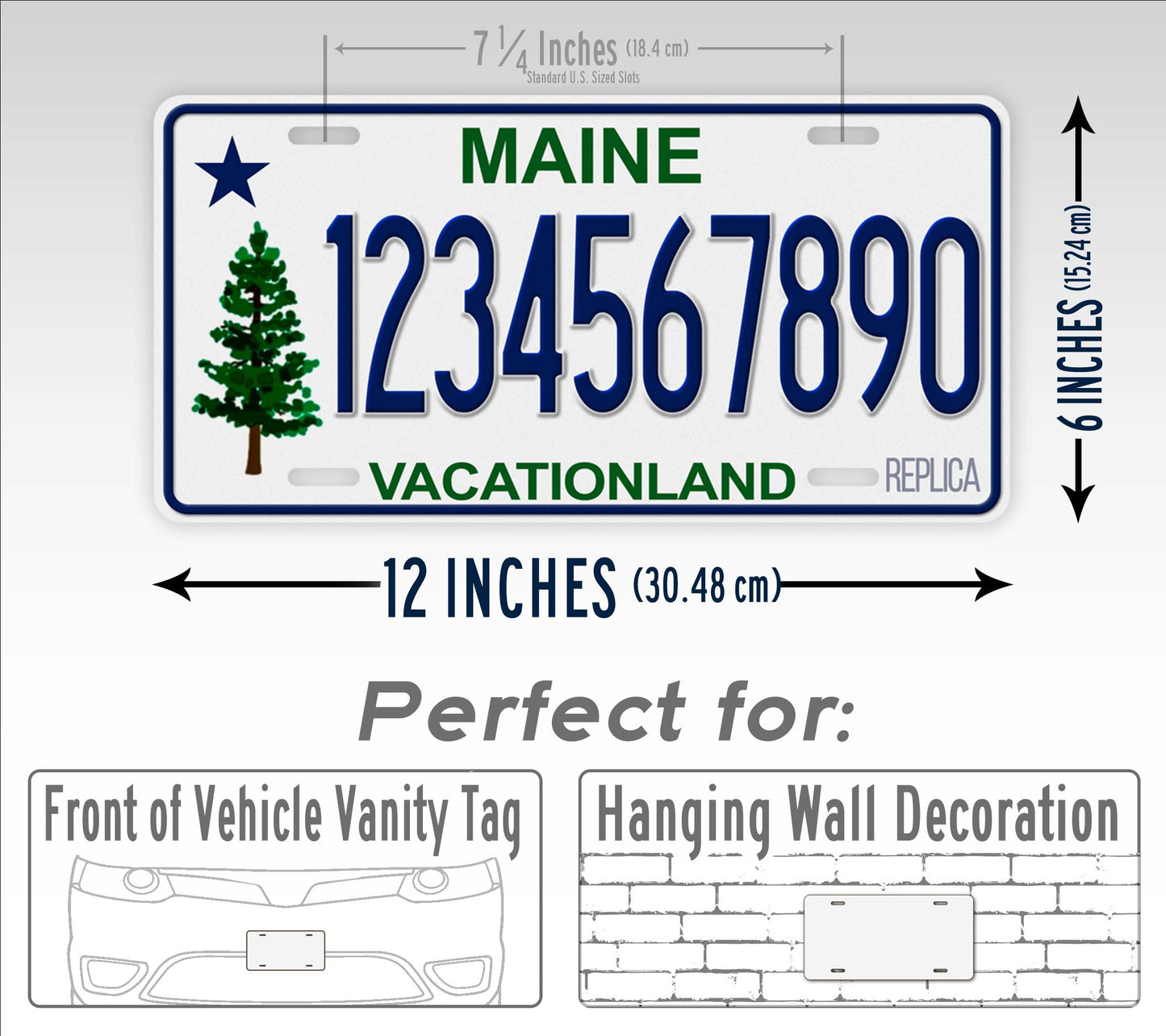 Maine Novelty License Plate