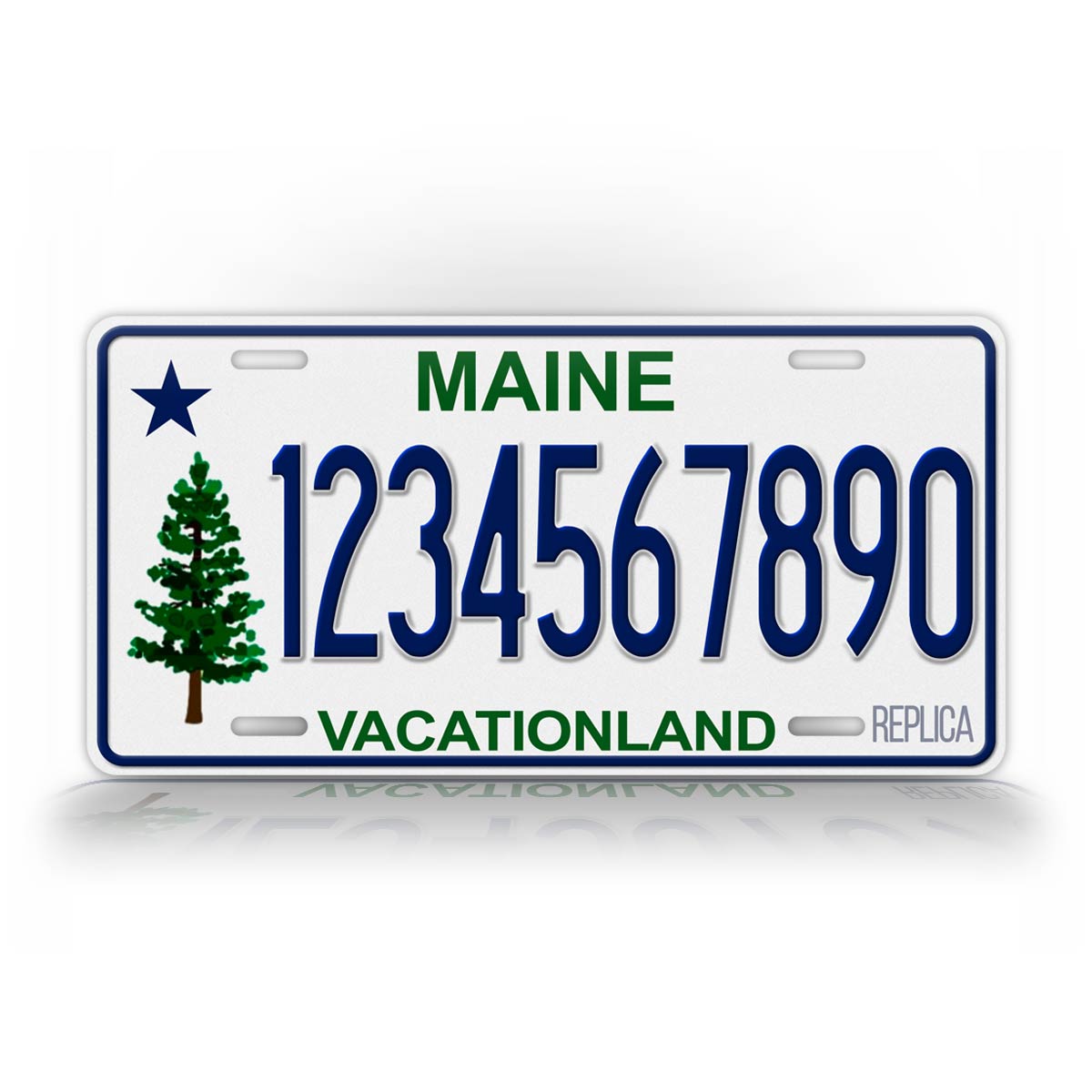 Maine Novelty License Plate