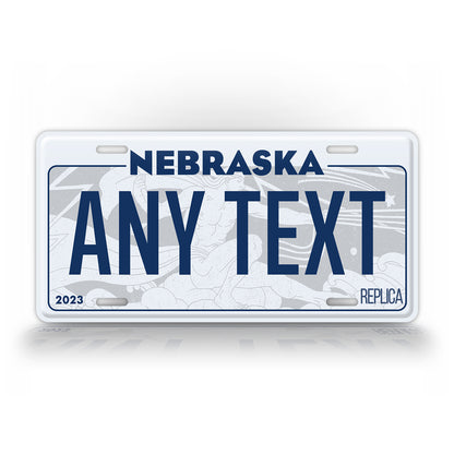 Personalized Nebraska Novelty License Plate, Replica NE Custom Auto Tag
