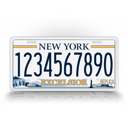 Personalized New York Novelty License Plate, Replica NY Custom Auto Tag