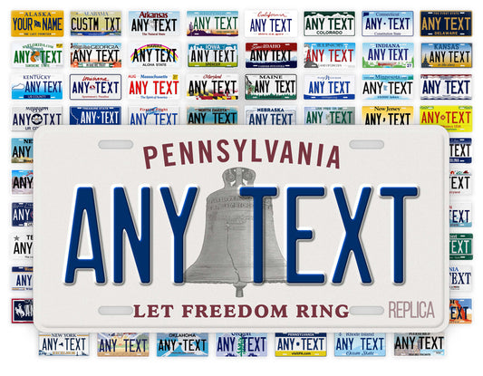 Pennsylvania Novelty License Plate