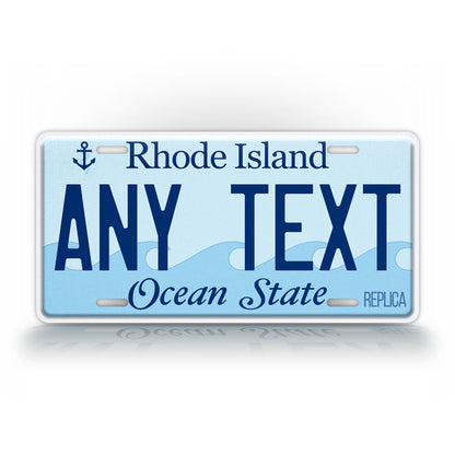 Personalized Rhode Island Novelty License Plate, Replica RI Custom Auto Tag