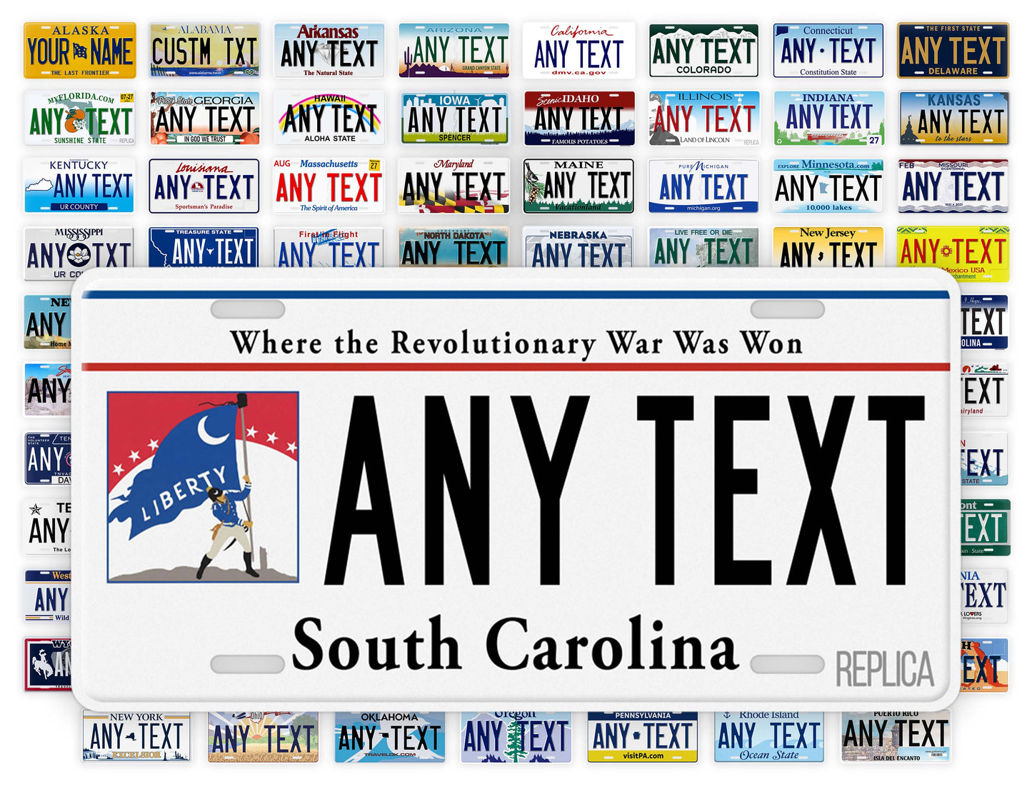 South Carolina Novelty License Plate