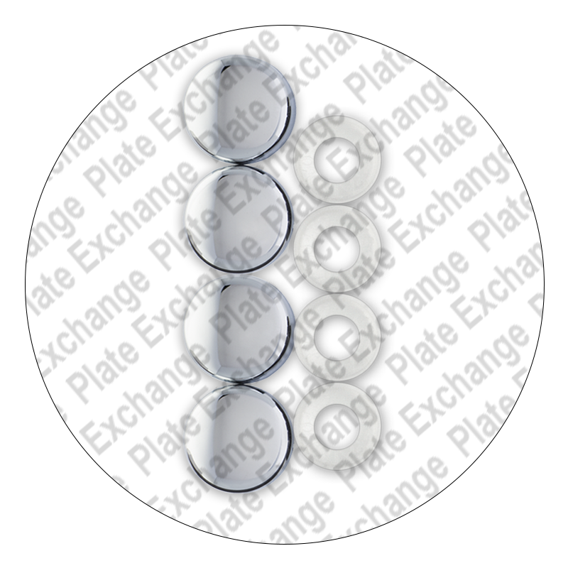 License Plate Fastener Caps