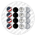 License Plate Fastener Caps