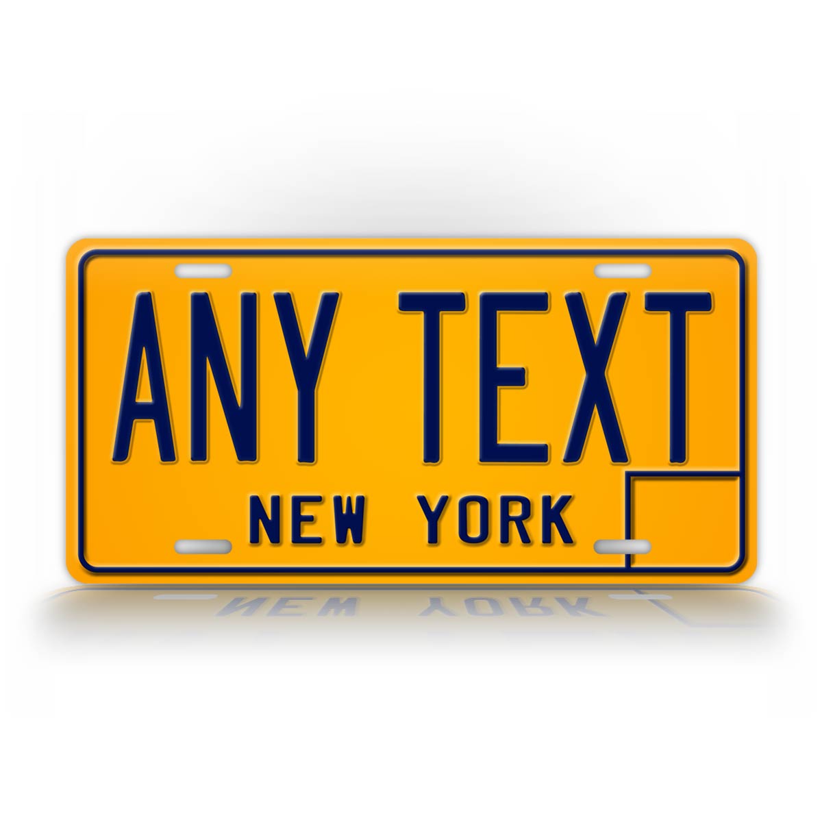 New York Vintage Novelty License Plate