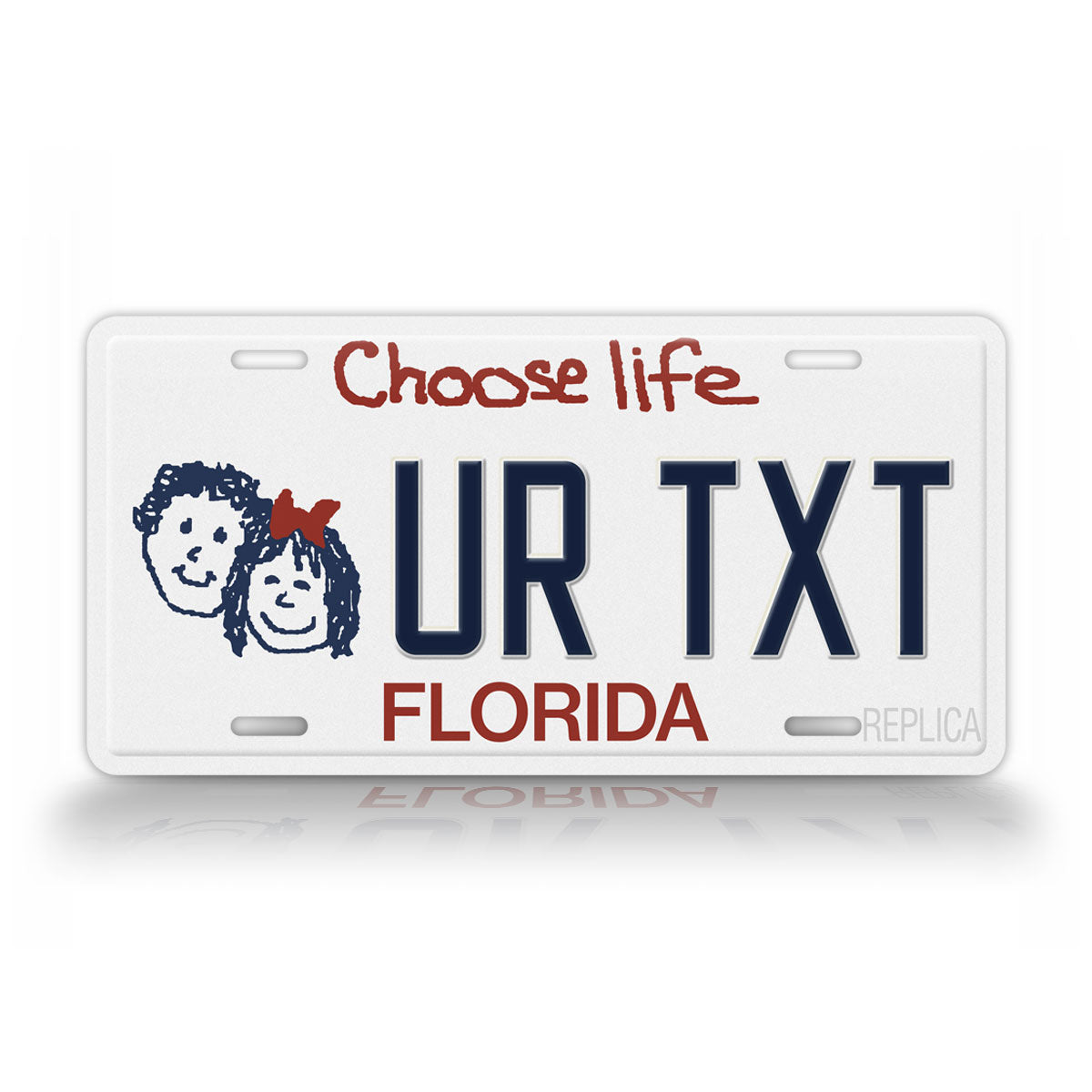 Florida Choose Life Novelty License Plate