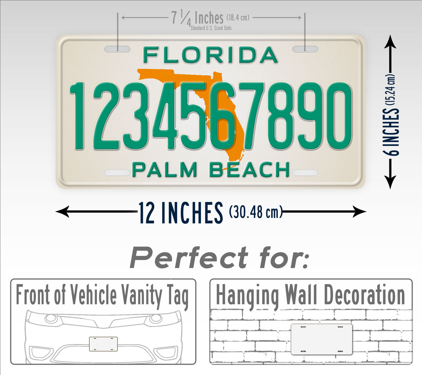 Vintage Florida Novelty License Plate