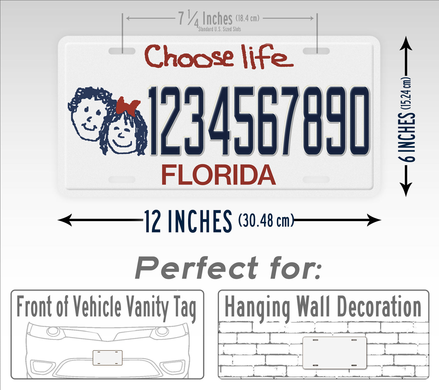 Florida Choose Life Novelty License Plate