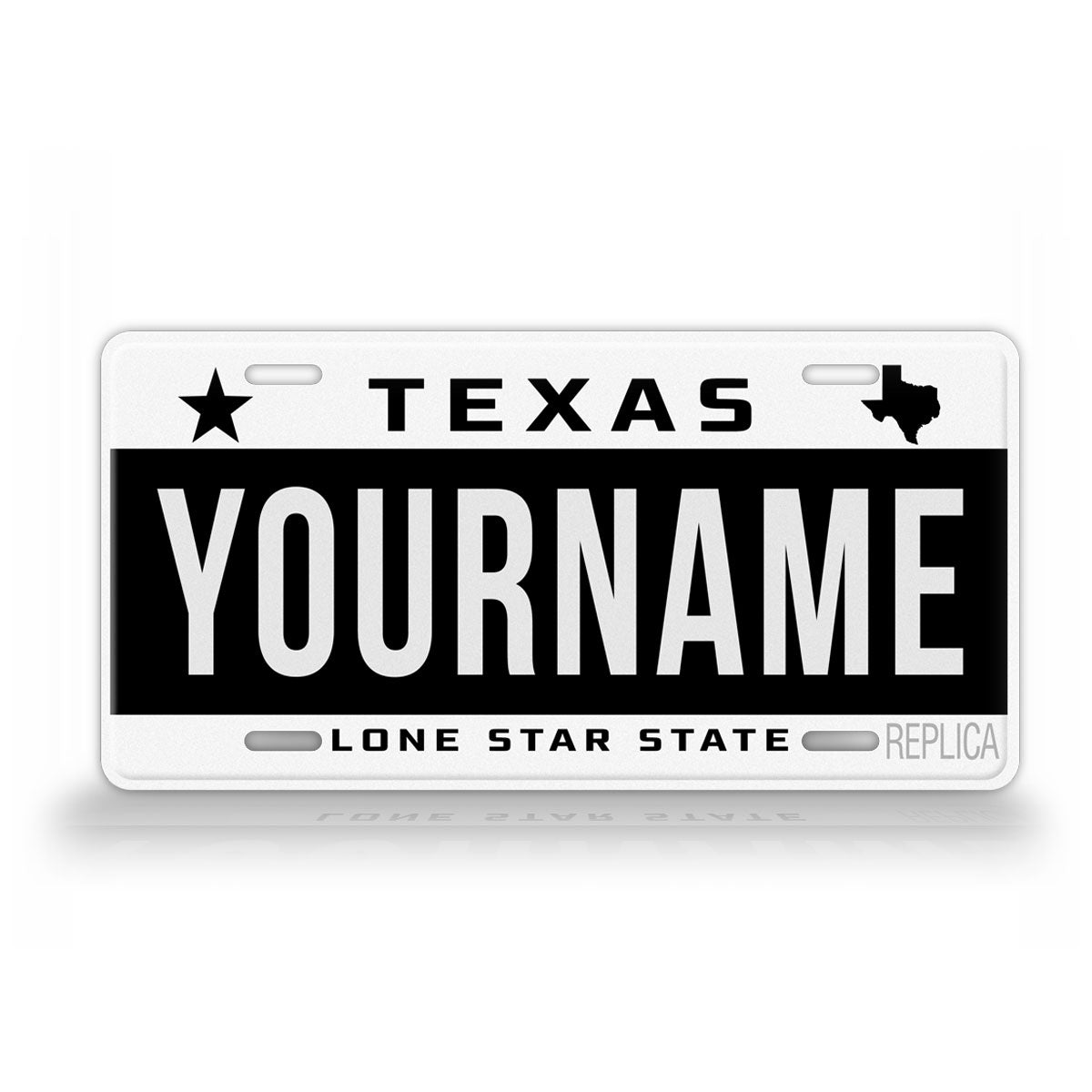 Texas Lone Star Novelty License Plate