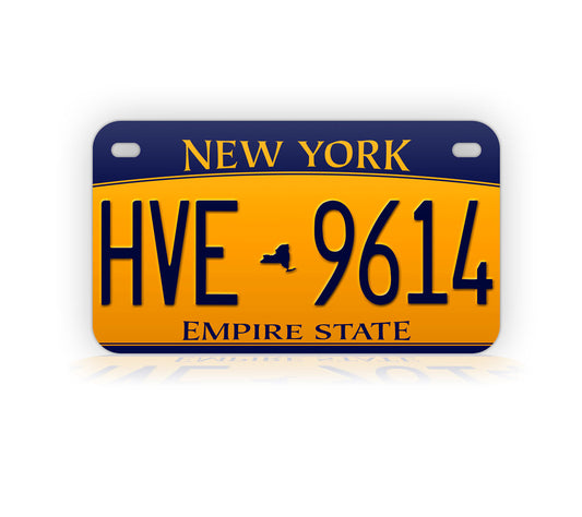 New York Motorcycle Novelty Plate