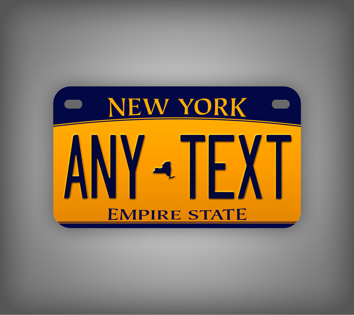 New York Motorcycle Novelty Plate